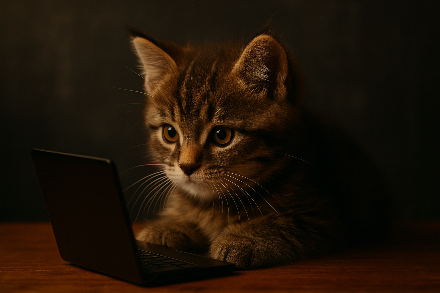 Gatitos aprendiendo juntos